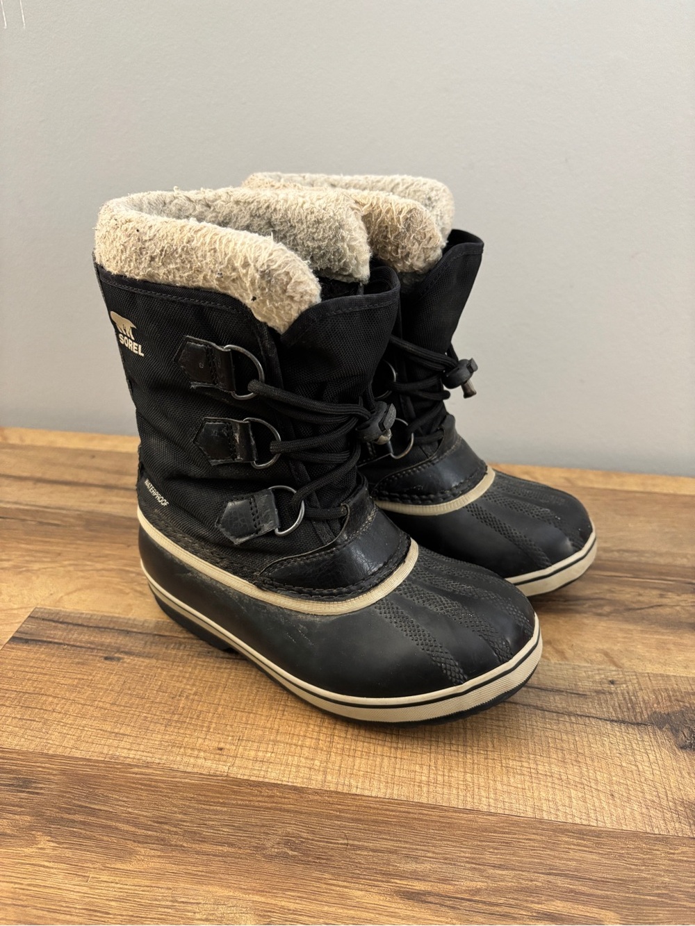 Sorel Yoot Pac Nylon Waterproof Winter Boots Youth Kids